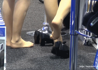 CANDID SHOEPLAY HOSTESS MOTOR SHOW 132-133-134